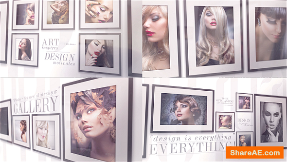Videohive Elegant Photo Gallery On The Wall