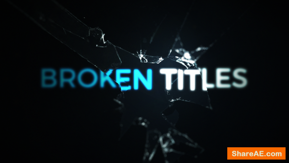 Videohive Cinematic Cracked Titles