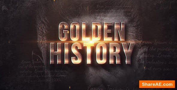 Videohive Golden History