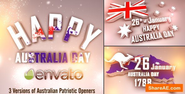 Videohive Australia Patriotic Openers