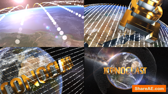 Videohive The Earth Element 3D Text Logo Opener