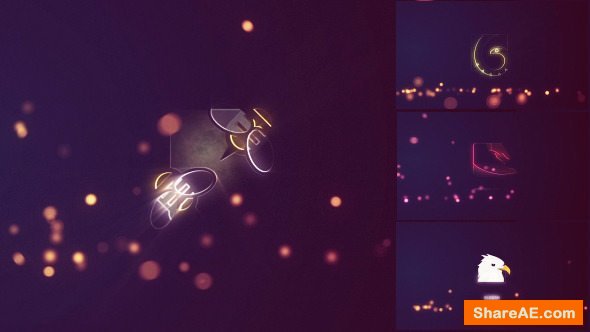 Videohive Bouncing Particles Logo Pack