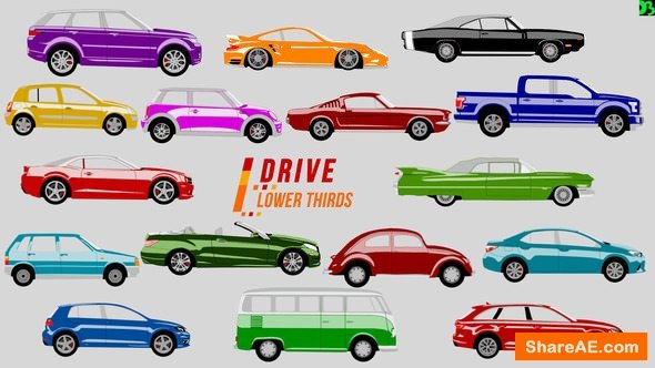 Videohive Drive Lower Thirds