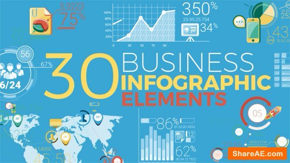 Videohive 30 Business Infographic Elements