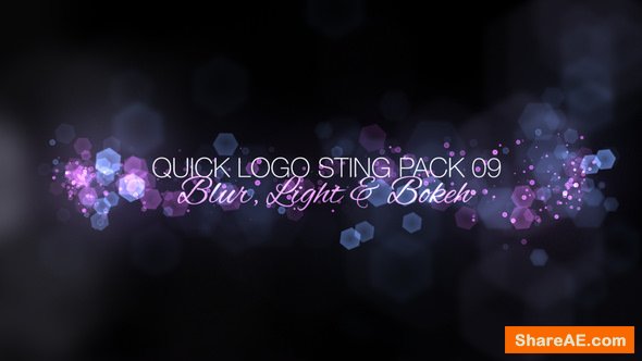 Videohive Quick Logo Sting Pack 09: Blur, Light & Bokeh
