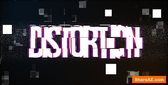 Videohive Distortion Reveal