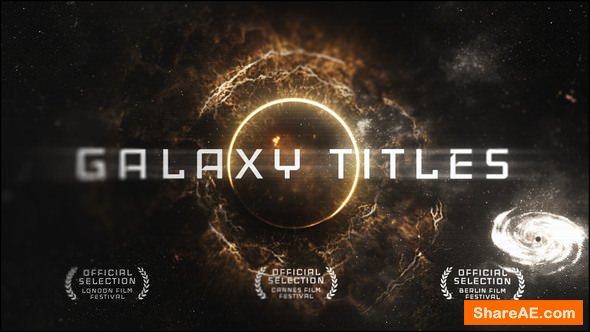 Videohive Epic Galaxy Titles