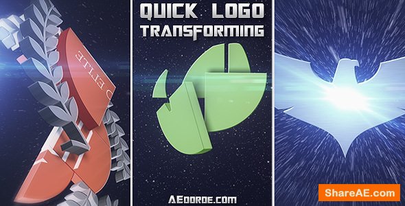 Videohive Quick Logo Transforming