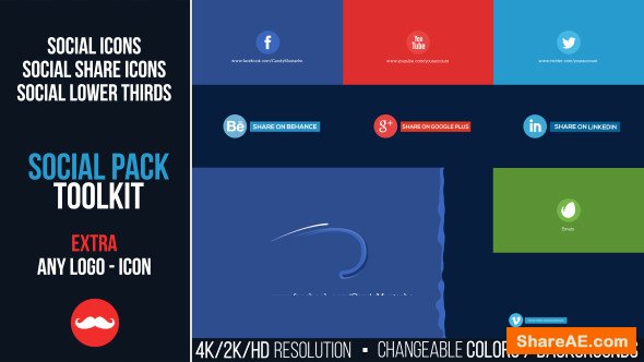 Videohive Social Pack Toolkit