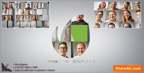 Videohive Corporate Mosaic Logo