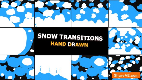 Videohive Snow Transitions