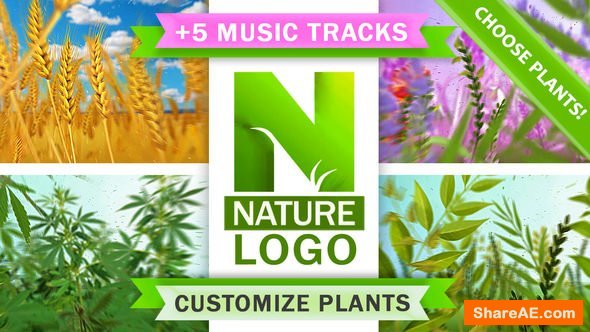 Videohive Nature Eco Plants Logo