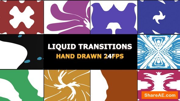 Videohive Liquid Transitions Pack