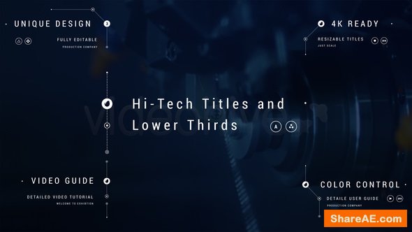 Videohive Hi-Tech Titles and Lower Thirds