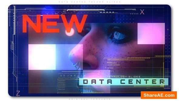 Videohive Data Center Techno Slides