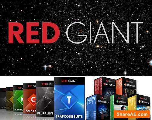 Red Giant Complete Suite 2018 for Adobe CS5 - CC 2019 (Updated 15.10.2018) (For MAC)