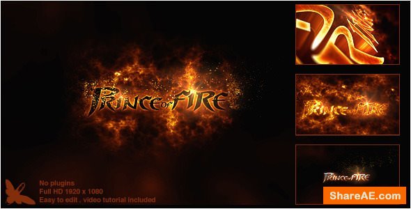 Videohive Prince of Fire Logo