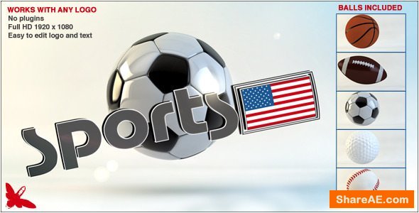 Videohive Sports Balls Logo
