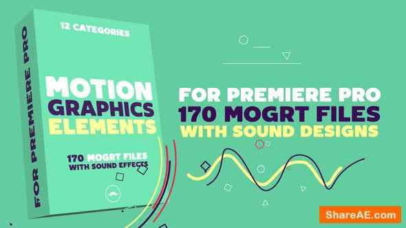Videohive Motion Graphics Elements Pack | MOGRT For Premiere PRO