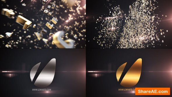 Videohive Letters Logo Text Reveal