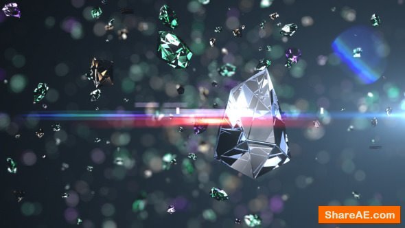 Videohive Diamonds Explosion Logo Reveal