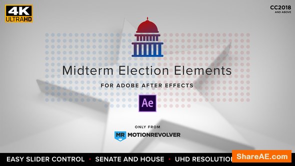 Videohive Midterm Election Elements | Congress & Senate