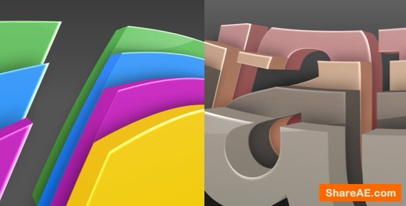 Videohive 3D Colorize Logo Reveal