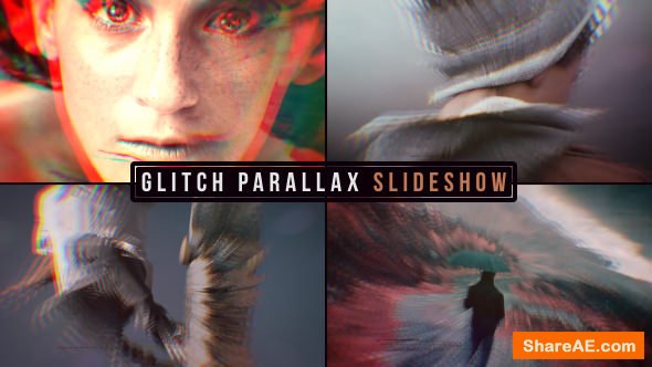 Videohive Glitch Parallax Slideshow