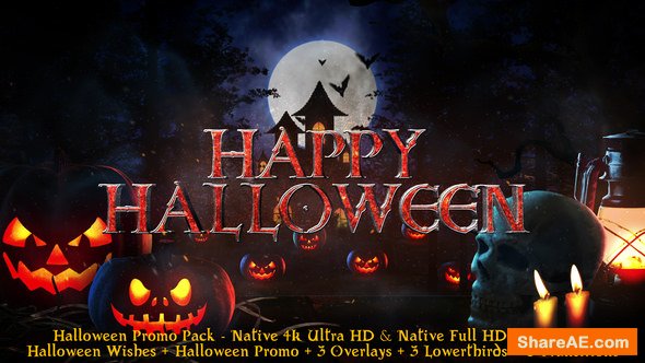 Videohive Halloween - Broadcast Pack