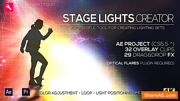 Videohive Stage Lights Creator