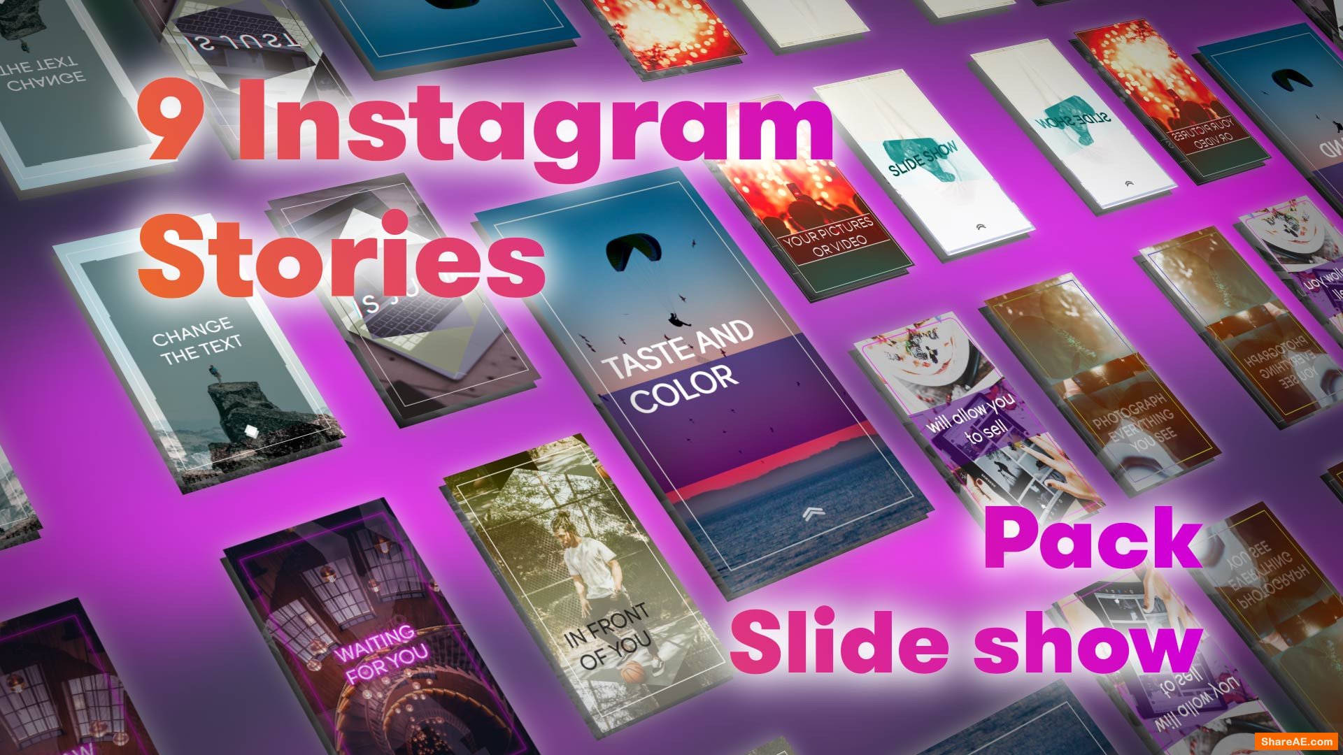 Instagram Stories Slideshow Pack (Motion Array) » free after effects