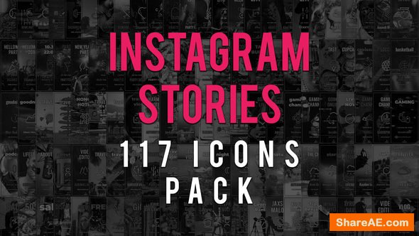 Videohive Instagram Stories Icons Pack