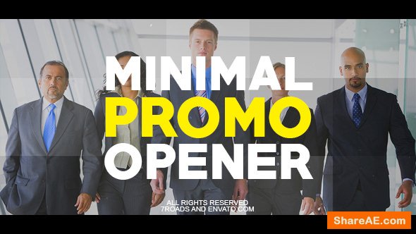 Videohive Minimal Promo Opener