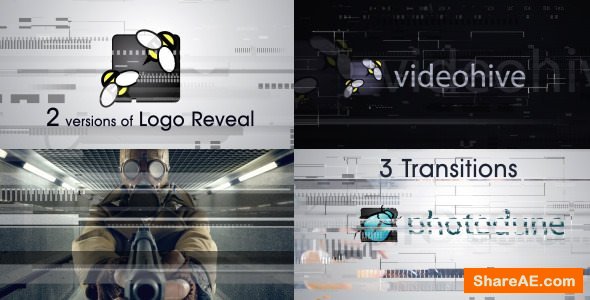 Videohive Glitch Logo and Transitions