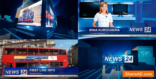 Videohive Broadcast News Package 5952127