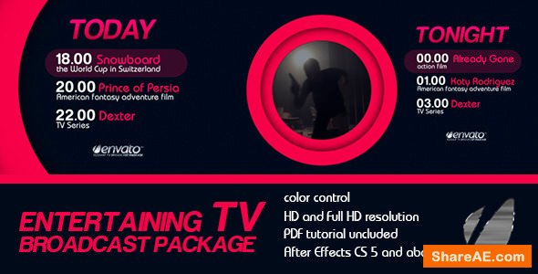 Videohive Entertaining TV Broadcast Package