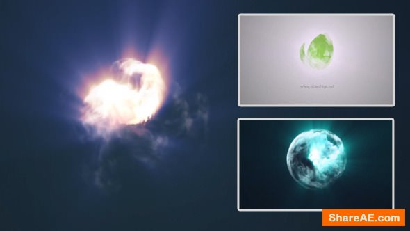 Videohive Quick Abstract Colorful Smoke Vortex