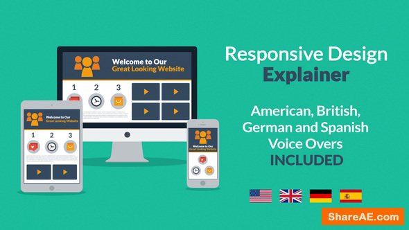 Responsive Design Explainer - After Effects Project (Videohive)