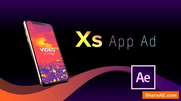 Videohive Phone Xs App Ad
