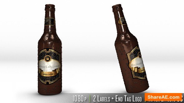 Videohive Personalized Bottle of Beer