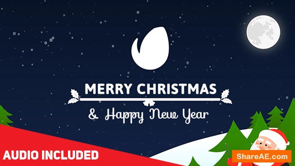 Videohive Colorful Christmas Card