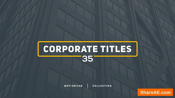 Videohive Corporate Titles 17448480
