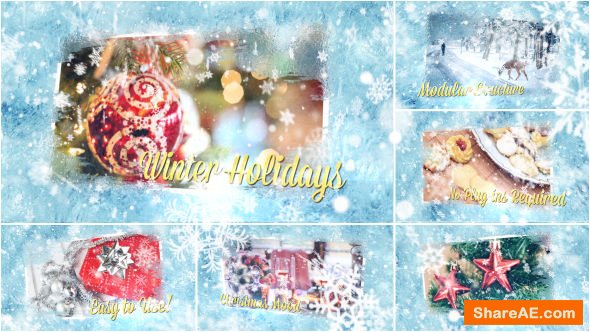 Videohive Winter Holidays Slideshow