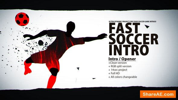 Videohive Fast Soccer Intro