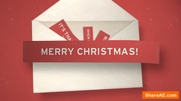 Videohive Christmas Envelope