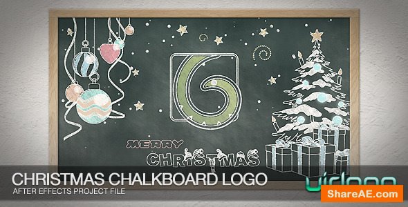 Videohive Christmas Chalkboard Logo