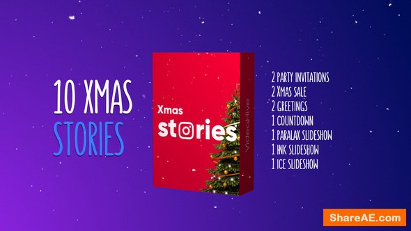Videohive Christmas Stories Kit