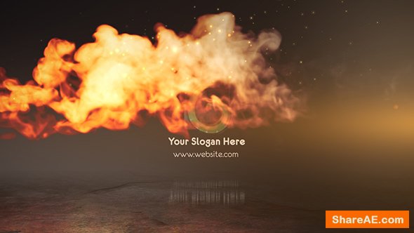 Videohive Speed Fire Logo Reveal