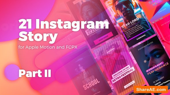 Videohive Instagram Stories for Apple Motion and FCPX Part 2
