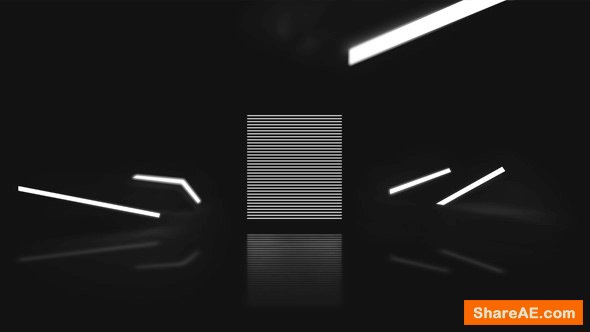 Videohive Minimal Black and White Logo Reveal